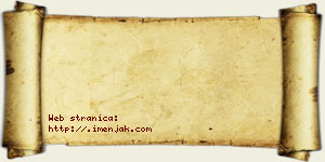 Jagoda Velimirović vizit kartica